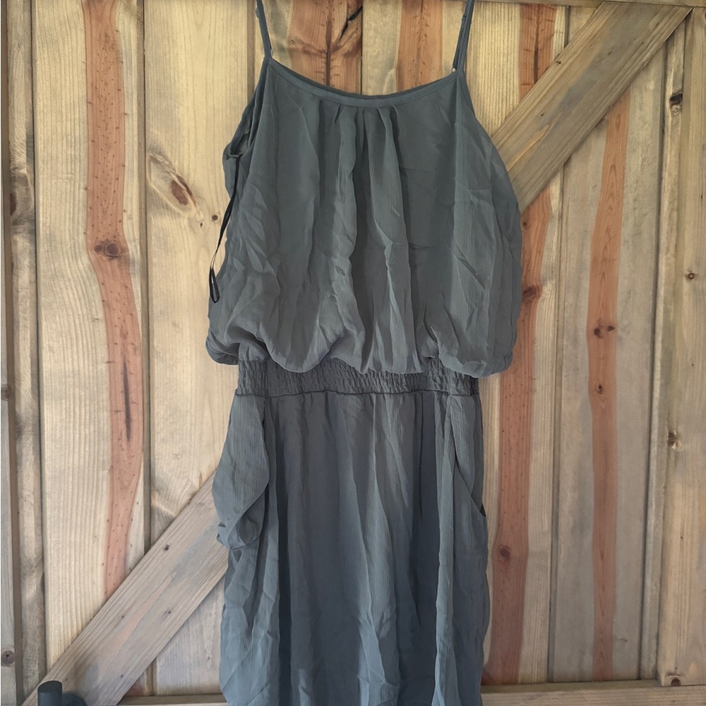 Only Strapless Gray Dress